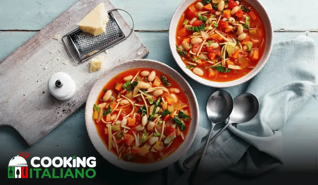 Warm up with our comforting Minestrone Soup recipe. A hearty blend of vegetables and beans in a flavorful broth, perfect for cozy evenings at home.