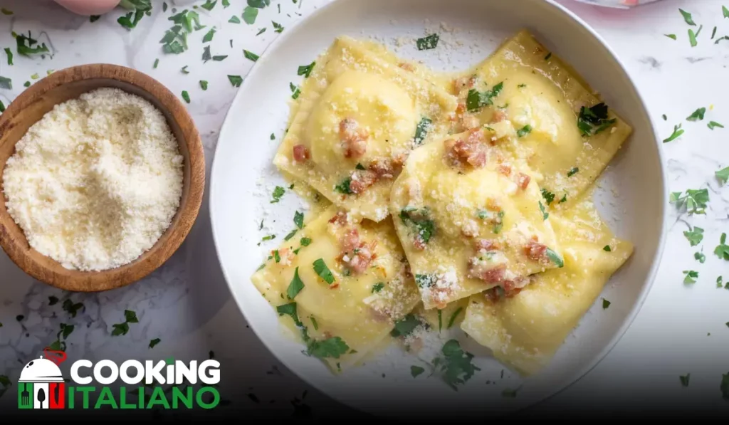 Treat yourself to a comforting meal with creamy ravioli carbonara recipes. Made with tender pasta, savory bacon, and a creamy sauce, it's a pasta lover's dream!