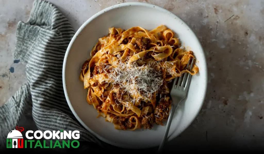 Learn how to make the authentic Tagliatelle alla Bolognese dish at home. A hearty Italian pasta recipe that's sure to impress. Try it now!