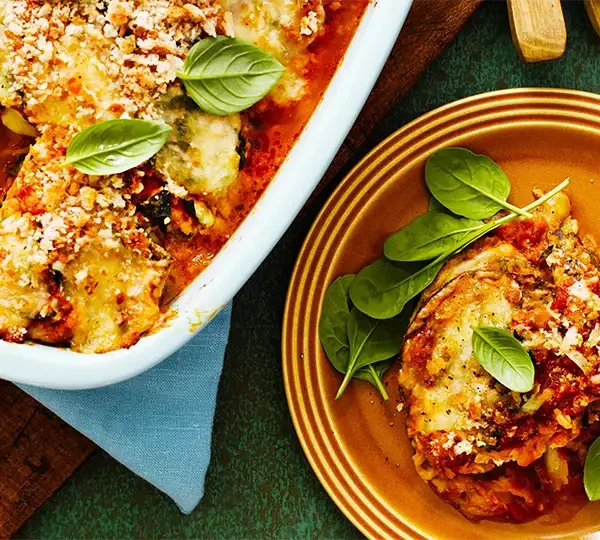 Delight your taste buds with our Eggplant Parmigiana recipe. Layers of tender eggplant, tangy marinara sauce, and melted cheese, baked to perfection for a satisfying Italian classic.