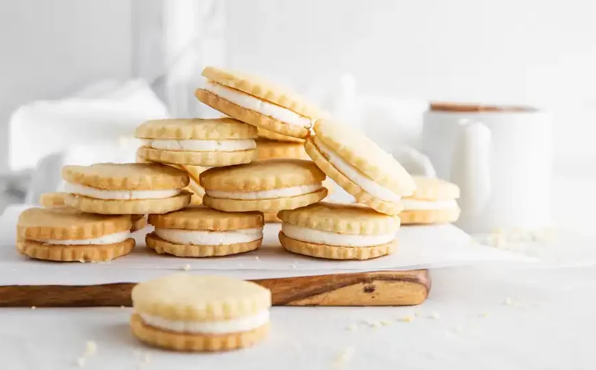 Delight your taste buds with our Orange Cream Filled Cookies recipe. A perfect blend of citrusy freshness and creamy goodness, these cookies are sure to brighten up any day.