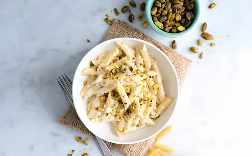 Elevate your pasta game with vibrant green Pistachio Pasta for an unforgettable meal