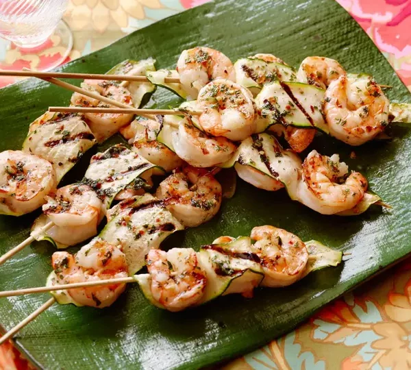 Elevate your BBQ game with the irresistible flavors of sizzling shrimp and zucchini skewers. Whether you're hosting a backyard cookout or just craving a taste of summer, these skewers are sure to impress.