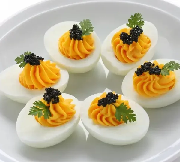 Indulge in a symphony of flavors with our soft-boiled eggs with caviar recipe. Elevate your mornings with this gourmet delight.